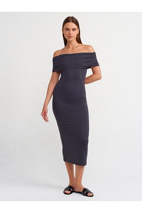 لباس طوسی زنانه بافتنی Dilvin - کد 830581899