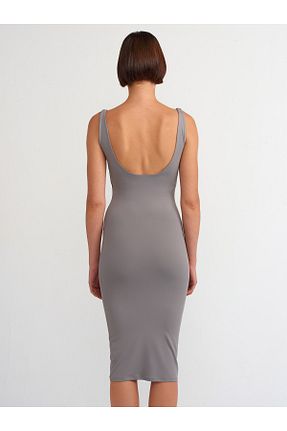 لباس طوسی زنانه بافتنی Dilvin - کد 844852671