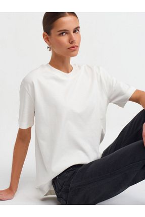 تیشرت نباتی زنانه Relaxed Dilvin - کد 810298185