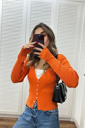 رویه نارنجی زنانه پنبه ای bytugcekaya - کد 854660492