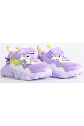 کفش اسنیکر بنفش بچه گانه چسبی Vicco - کد 854910691