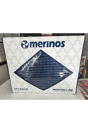 پتو دونفره سرمه ای پلی استر Merinos - کد 137693316
