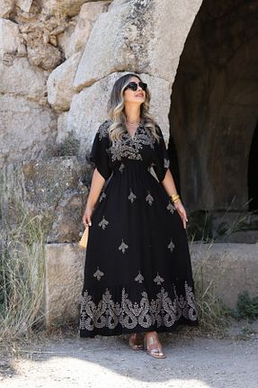 لباس مشکی زنانه بافتنی bytugcekaya - کد 841653575