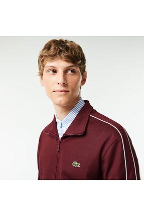 سوئیشرت قرمز مردانه ساده Lacoste - کد 769549440