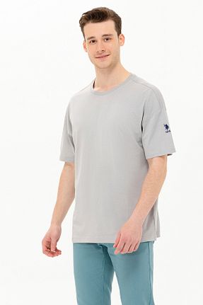 تیشرت طوسی مردانه اورسایز U.S. Polo Assn. - کد 838802661
