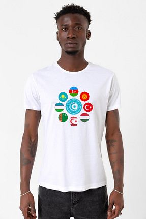 تیشرت سفید مردانه رگولار Tshirthane - کد 841119289