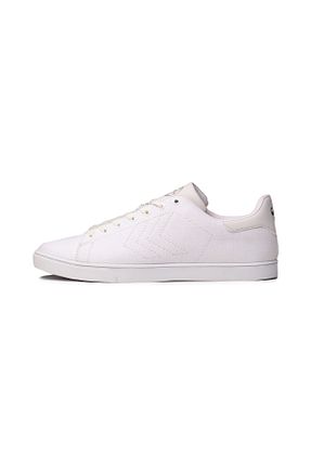 کفش اسنیکر سفید زنانه بند دار hummel - کد 40249614