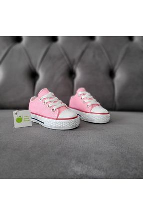 کفش اسنیکر صورتی بچه گانه بند دار elma bebe - کد 834673142