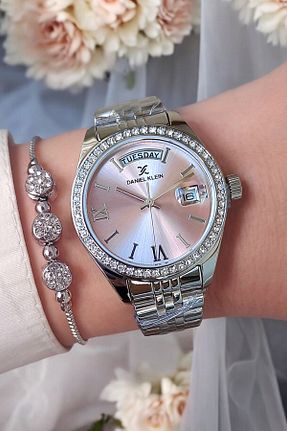 ساعت مچی متالیک زنانه 31-35 میلی متر Daniel Klein - کد 858603283