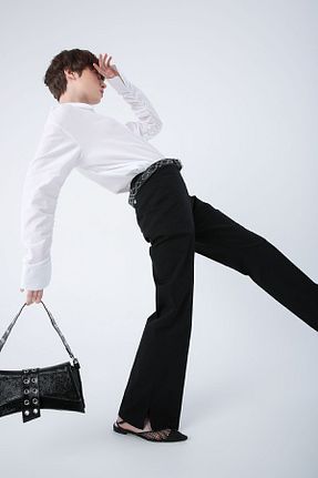 شلوار حجاب مشکی زنانه پنبه ای ALLDAY - کد 680388877