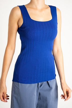 رکابی سرمه ای زنانه یقه مربعی Butik - کد 335392704