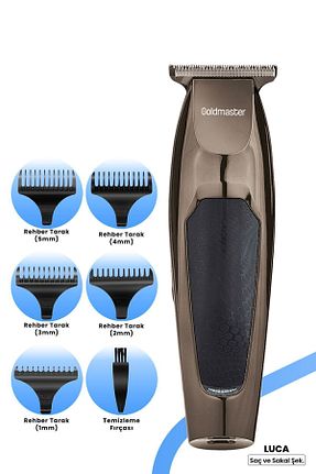 ماشین اصلاح صورت سفید بی سیم GoldMaster - کد 39501068