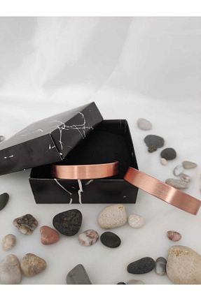 دستبند جواهر متالیک زنانه DMT COPPER HOME - کد 306355497