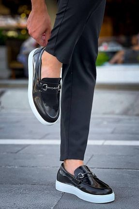 کفش کلاسیک مشکی مردانه جیر Rozero Shoes - کد 858622289