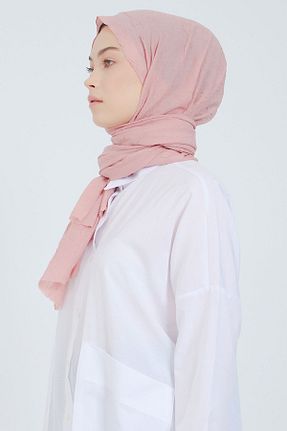 شال صورتی زنانه m moon scarf - کد 858420530