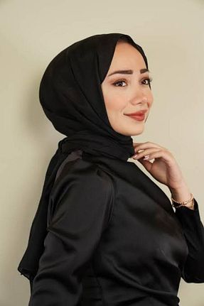 شال مشکی زنانه پلی استر şehri şal - کد 104038010