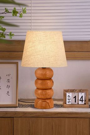 آباژور قهوه ای چوب EvLight - کد 858664018