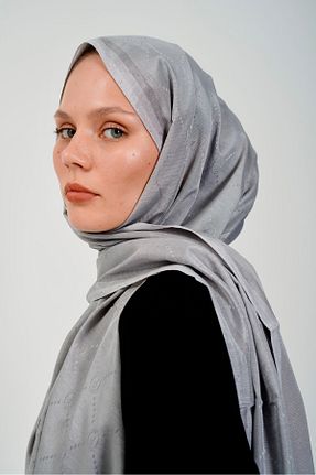 شال طوسی زنانه پلی استر PİRAMİT - کد 858691318