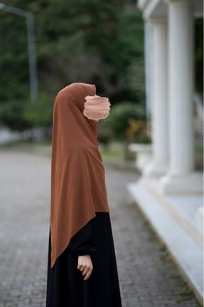 شال قهوه ای زنانه Medine İpeği Genel Markalar - کد 715825204