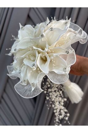 دسته گل عروس gelinbuketi - کد 822213048