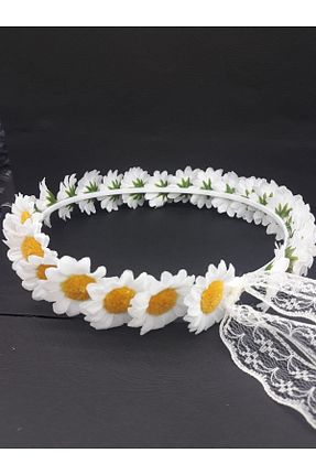 تاج نارنجی زنانه مخمل Aksesuarbul - کد 734946478