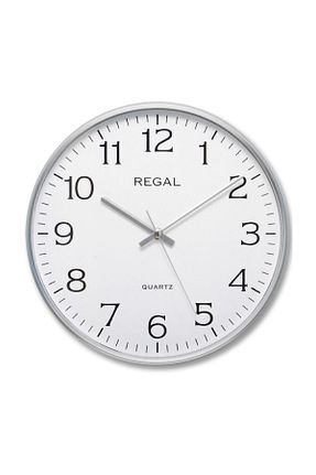 ساعت دیواری سفید 300 x 300 Regal - کد 32250444