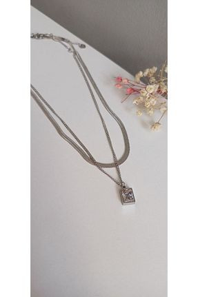 گردنبند استیل ( فولاد ) زنانه استیل ضد زنگ Feride - کد 839683095