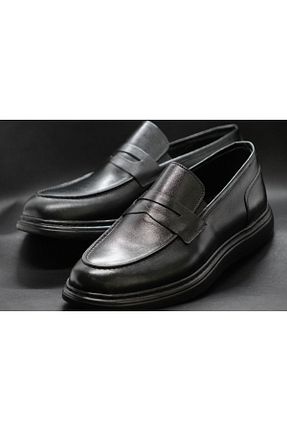 کفش کژوال مشکی مردانه چرم خالص BAL ALTINÖKÇE - کد 858602623