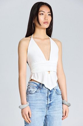 بلوز نباتی زنانه ساده Boutiquen - کد 730869698