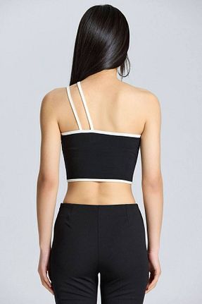 بلوز مشکی زنانه ساده Butik - کد 848828700