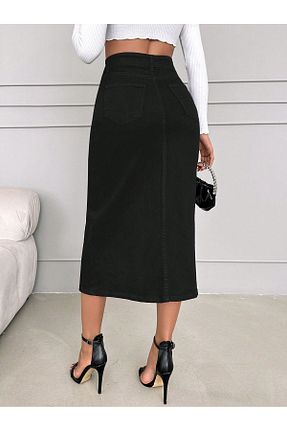 دامن مشکی زنانه لیکرا Swet Shop Jeans - کد 858696141