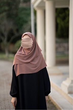 شال نارنجی زنانه Medine İpeği Emare Scarf - کد 715828185