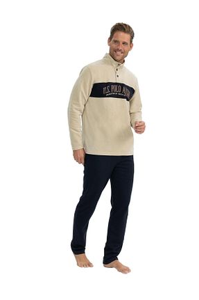ست لباس راحتی بژ مردانه ساده U.S. Polo Assn. - کد 858722000