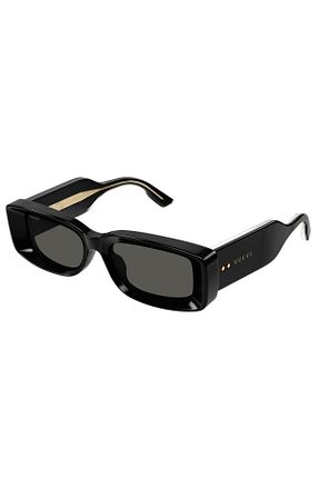 عینک آفتابی مشکی زنانه UV400 Gucci - کد 832797751
