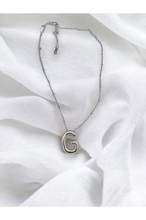 گردنبند استیل ( فولاد ) قهوه ای زنانه استیل ضد زنگ Genel Markalar - کد 817403823
