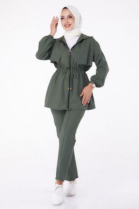 ست گرمکن خاکی زنانه اسلیم TOFİSA - کد 858586419
