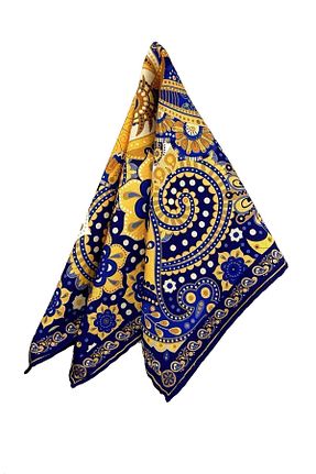 دستمال جیبی زرد مردانه میکروفیبر Kravatkolik - کد 788436859
