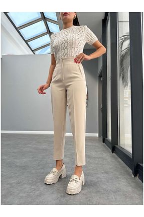 شلوار بژ زنانه بافتنی ESRAHELVACI - کد 855714565