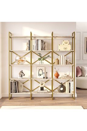 قفسه کتاب طلائی 175 سانتی متر Yurudesign - کد 305649347