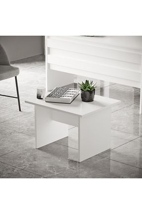 میز قهوه اداری سفید 45 سانتی متر Yurudesign - کد 3445542