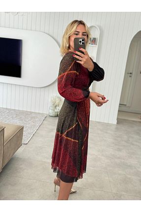 لباس رنگی زنانه بافتنی SEDA KOYUTÜRK - کد 858678040