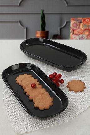 بشقاب مشکی ظروف سنگی Keramika - کد 136712998