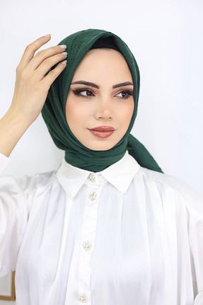 شال سبز زنانه پنبه (نخی) کد 824925452