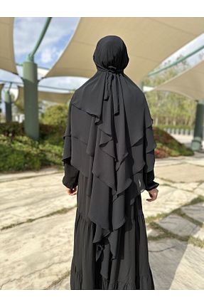 شال مشکی زنانه شیفون Evsa Official - کد 770333646