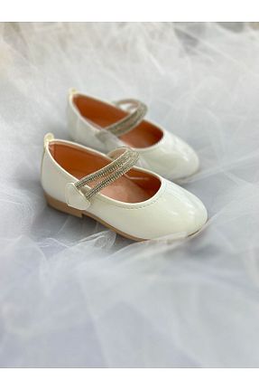 بابت سفید بچه گانه چرم لاکی PATİK BEBE - کد 813681507