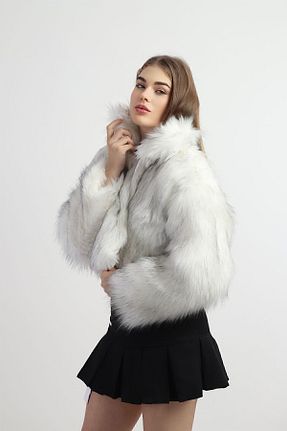 کت سفید زنانه رگولار kear bunner - کد 778324176