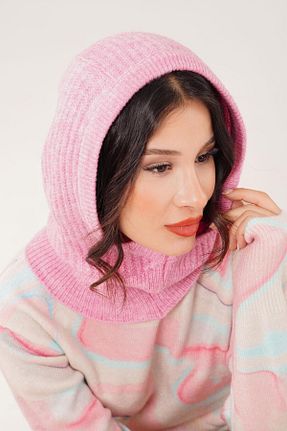 کلاه پشمی صورتی زنانه اکریلیک Hipo Trend - کد 858691971
