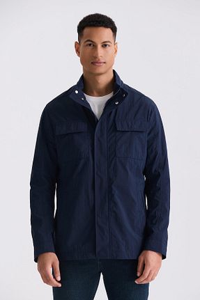 کاپشن آبی مردانه رگولار Jakamen - کد 817664717