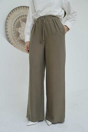 شلوار حجاب خاکی زنانه بافتنی Neways - کد 858575948