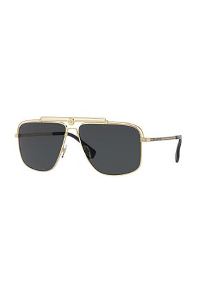 عینک آفتابی طلائی مردانه 61 Versace - کد 282932459